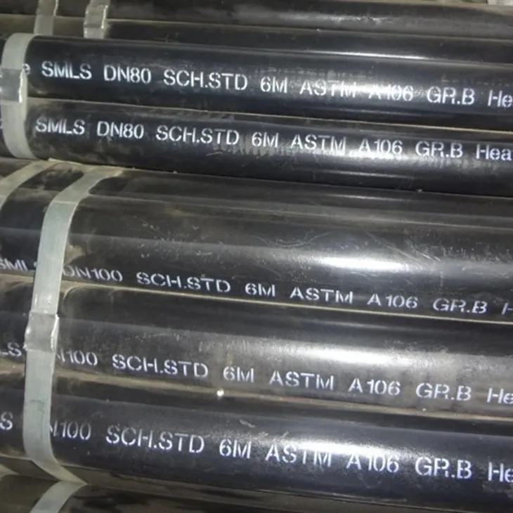 AISI B36.10 ASTM A106 B Zwarte stalen naadloze buis
