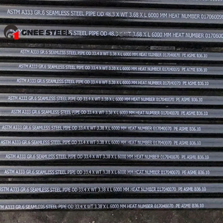 Een stalen koolstofbuis